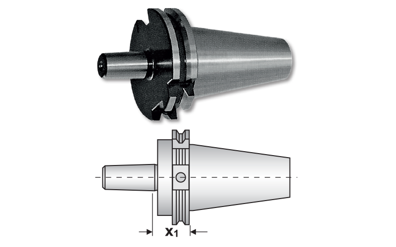 Adaptor DIN 69871 A, B12 / B16 / B18