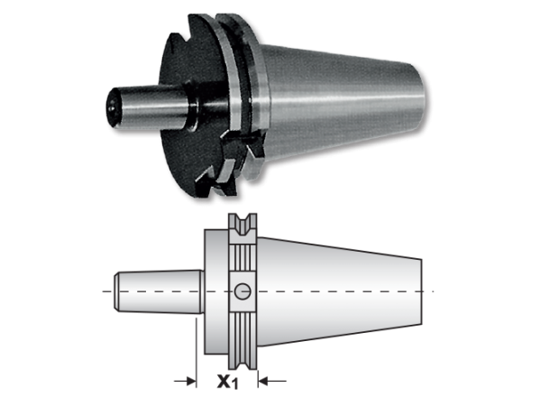 Adaptor DIN 69871 A, B12 / B16 / B18 detaliu 2