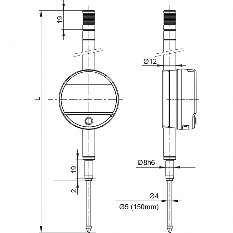 Ceas comparator digital IP54 – ALPA detaliu 2