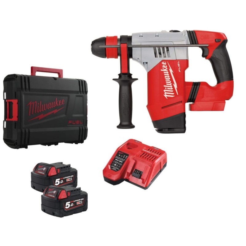 Ciocan Rotopercutor SDS+ 18V/5.0Ah cu 2 acumulatori M18CHPX-502X – Milwaukee detaliu 2