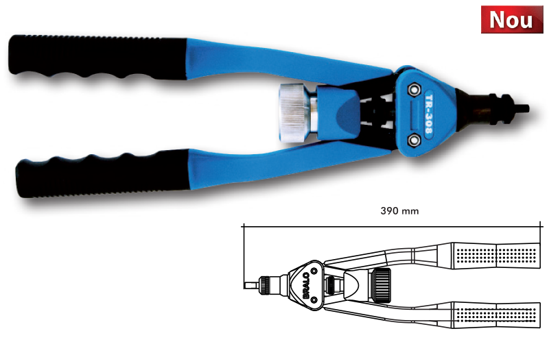 CLESTE MANUAL PENTRU PIULITE-NIT – BRALO: TR-308