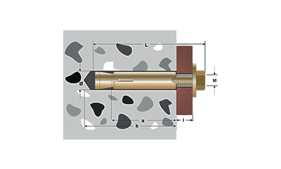 CONEXPAND CU SURUB TIP2