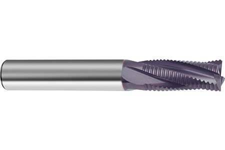 GUHRING: 19964 – VHM FIRE POWERMILL, FREZA CILINDRO FRONTALA, WN SCURTA HR 20° COADA CILINDRICA, TIP HA, 4 TAISURI, ACOPERIRE FIRE