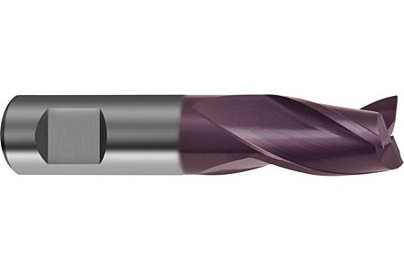 GUHRING: 5573 – VHM FIRE MINI FREZA CILINDRO FRONTALA DIN 6535, CU 3 TAISURI, TAIERE PE DREAPTA TIP N, COADA CILINDRICA, ACOPERIRE FIRE