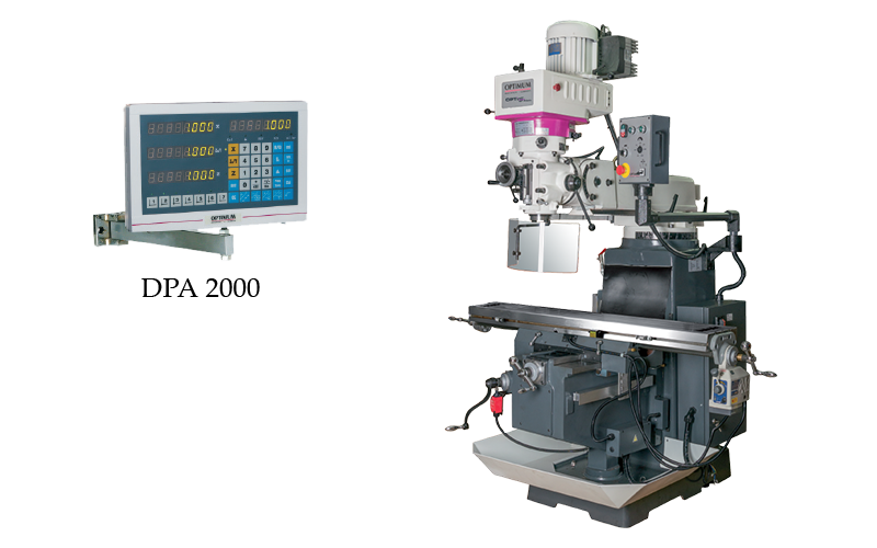 Masina de frezat OPTImill MF 2-4 VARIO detaliu 2