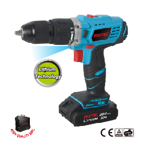 Masina de gaurit cu percutie si acumulatori 20V – FIXTEC: 20L02