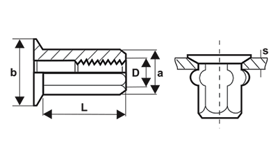 PIULITE-NIT HEXAGONALE CAP TESIT, OTEL – BRALO: X3112…
