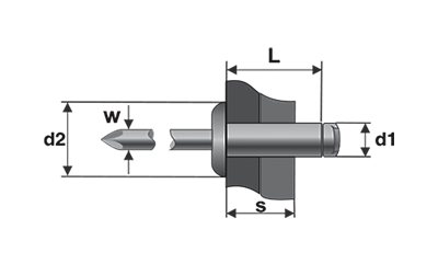 POP-NITURI CAP BOMBAT, CUPRU/OTEL – BR.125000