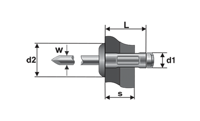 POP-NITURI MULTIGRIP CAP BOMBAT, ALUMINIU/INOX – BR.1089