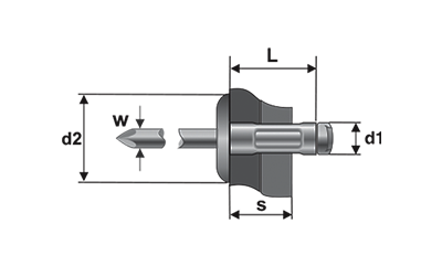 POP-NITURI MULTIGRIP CAP LAT, ALUMINIU/OTEL – BR.1110