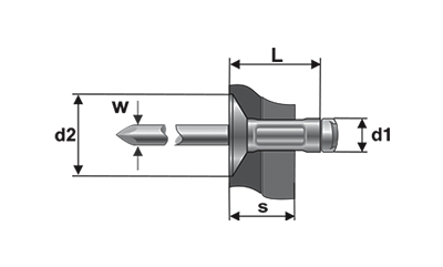 POP-NITURI MULTIGRIP CAP TESIT 120, ALUMINIU/OTEL – BR.1109