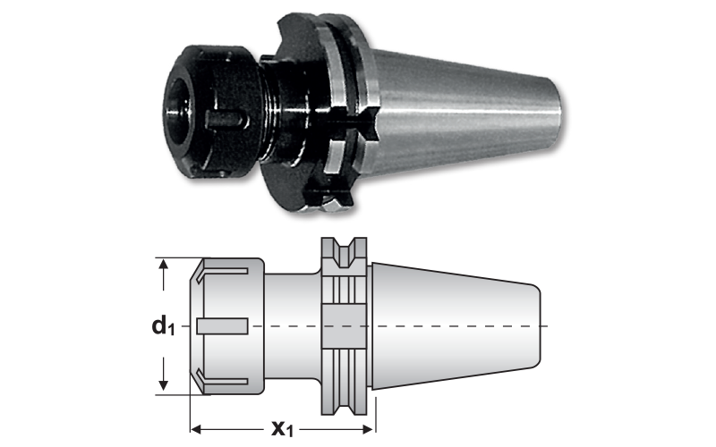 Portscule prindere conform DIN 69871 AD, pentru pensete ER