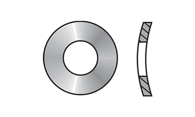 Saiba elastica Forma “B” DIN 137, Otel Zincat