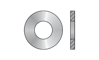 Saiba plata Forma “A”, Otel Zincat