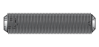 Stift filetat cu locas inbus si con interior, DIN 916, Otel