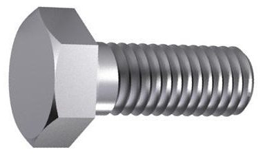 Surub total filetat cu cap hexagonal DIN 933/ISO 4017 Otel Zincat, Grupa: 8,8