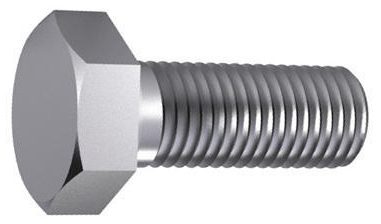 Șurub total filetat cu cap hexagonal, pas fin DIN 961/ISO 8676 Oțel, Grupa: 8.8