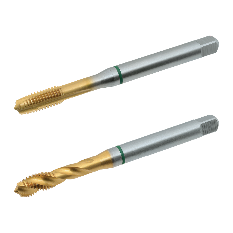 VOLKEL:  300… – Tarozi de masina (universali) HSS-E – PM – TIN, banda verde, filet metric, DIN 371