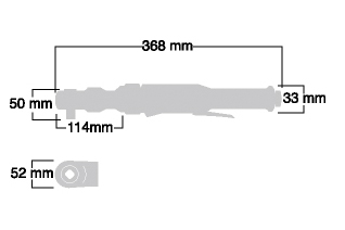 Cheie pneumatica profesionala de insurubat 1/2″ SI-1435 – Shinano Inc. JAPAN detaliu 2