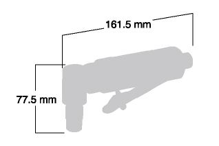 Polizor pneumatic 1/4″ SI-2005HD – Shinano Inc. JAPAN detaliu 2