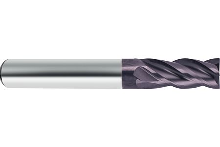 GUHRING: 19980 – VHM FIRE POWERMILL, FREZA RF100, DIN6527L TAIERE PE DREAPTA, TIP N, 35°/38°, COADA TIP HA, 4 TAISURI ACOPERIRE FIRE