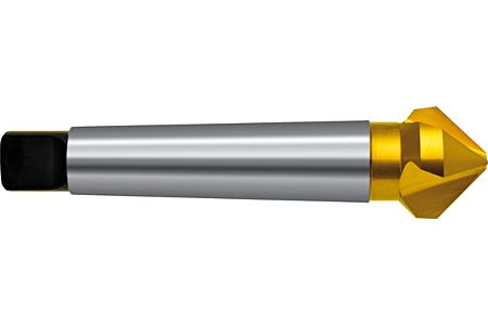 GUHRING: 328 – HSS S TESITOR CONIC 90° DIN 335 COADA CON MORSE, FORMA D