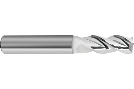 GUHRING: 3472 – VHM FREZA RATIO, RF100 ALU, DIN6527L, 3 TAISURI, COADA – HA, FARA ACOPERIRE
