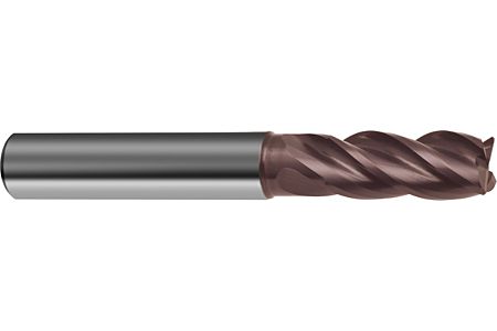 GUHRING: 3800 – FREZA CARBURA RF100 VA VHM DIN 6527L 36/38, GR. 4 TAISURI HA- SCHAFT, ACOPERIRE TIAIN NANO A