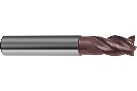GUHRING: 3804 – FREZA CIL-FRONTALA RF 100 VHM, DIN6527K 36/38 GR, 4 TAISURI COADA HS, ACOPERIRE TIAIN, NANO A