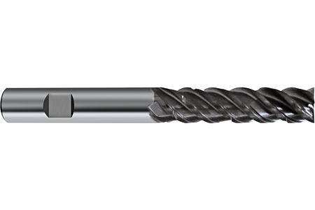 GUHRING: 6761 – VHM FREZA CILINDRO FRONTALA RF100 SPEED, WN-L R COADA CILINDRICA 48° TIP HB, 4 TAISURI, ACOPERIRE FIRE