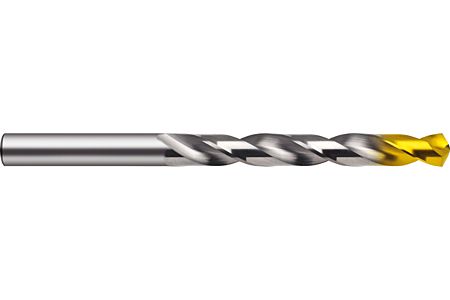 GUHRING: 9651 – Burghiu HSS DIN 338K, Dreapta, Tip N, Acoperire TIN pe varf