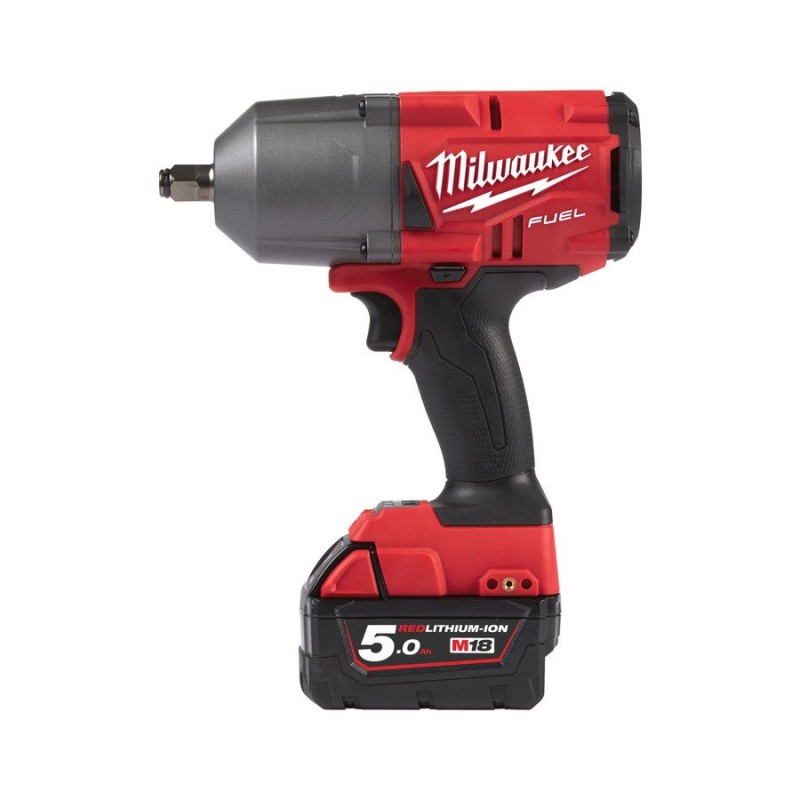 Masina de insurubat (cu tubulare 1/2″) impact 2 acumulatori 18V 5Ah M18FHIWF12-502X – Milwaukee