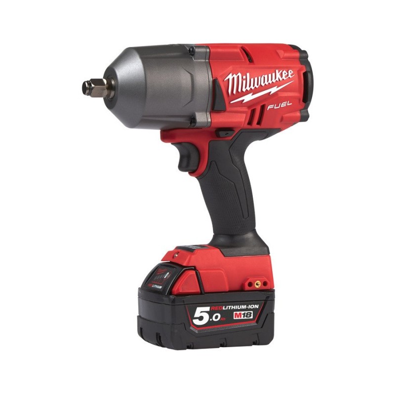 Masina de insurubat (cu tubulare 1/2″) impact 2 acumulatori 18V 5Ah M18FHIWF12-502X – Milwaukee detaliu 2