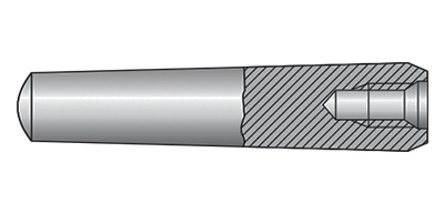 Stift conic cu filet interior, Forma “A” DIN 7978, Otel