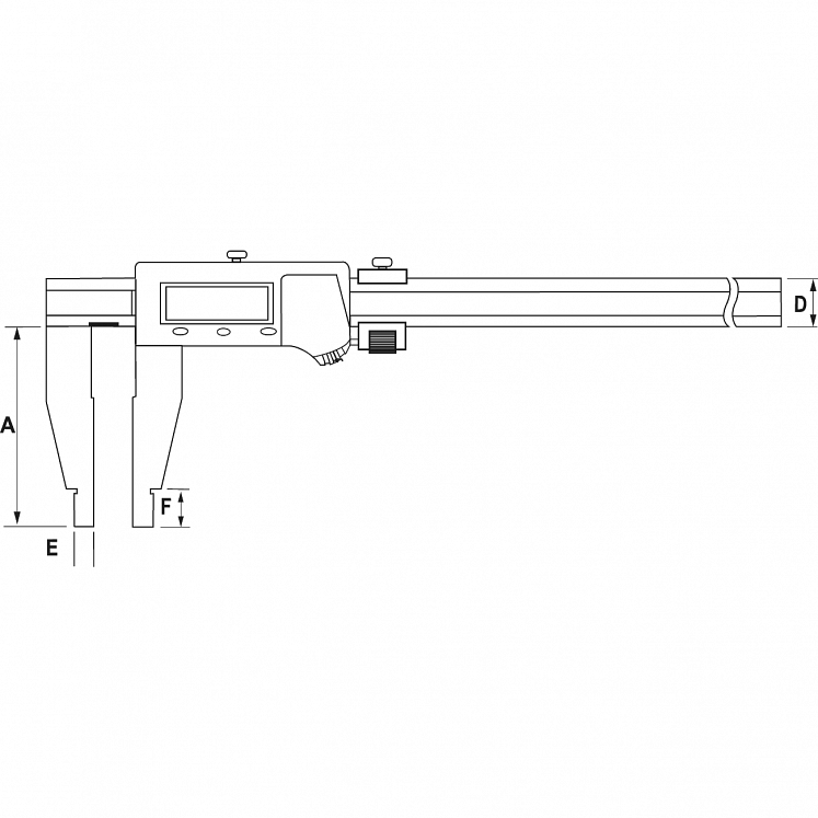 Subler digital IP66 cu reglare micrometrica – ALPA detaliu 2
