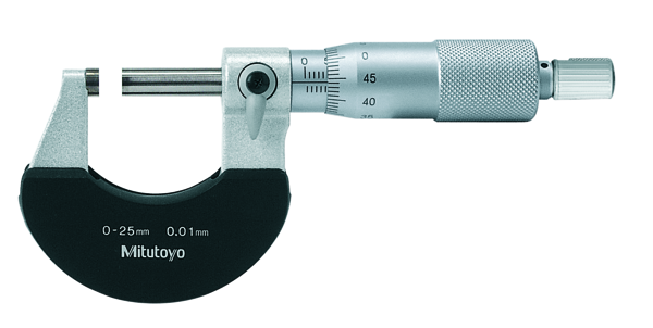 Micrometru de exterior cu scut termic 0-25 mm, 0,01 mm (102-301) – MITUTOYO