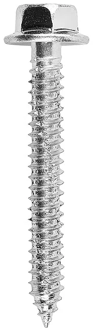 AA01 - Hexagonal flanged washer head with undercut self tapping screw, hardened, zinc plated