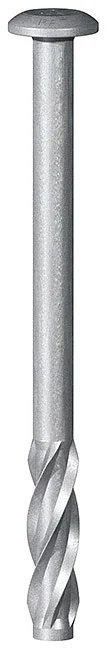 KLF04 - Hexagonal flat washer head self drilling screw for wood with wings on the shank, hardened, zinc plated, assembled with A2 (AISI 304) stainless steel washer/EPDM umbrella ga detaliu 5