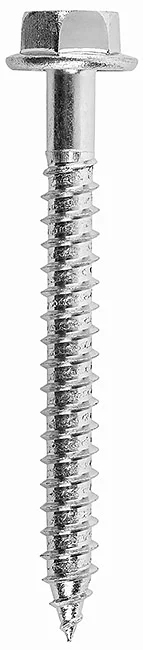 GX01 - Hexagonal flanged washer head chipboard screw with undercut, hardened, zinc plated