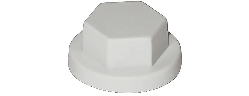 EQ01 - Coloured HDPE cap for hex head screw AF 8 and 10 mm