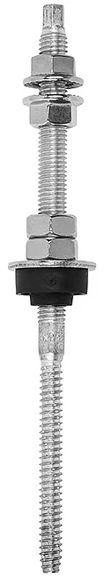 RWA22 - Hex shank dual thread (machine + self tapping) screw, in A2-70 stainless steel (AISI 304)