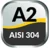 RQ51 - DIN 912 A2-70 (AISI 304) stainless steel cylinder head hex recess screw detaliu 3