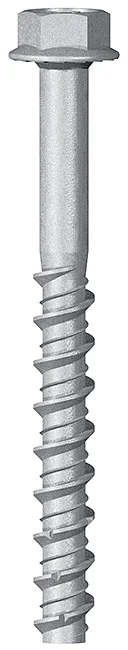 HX21 - Patented hexagonal flanged washer head with serration concrete screw, zinc plated detaliu 4
