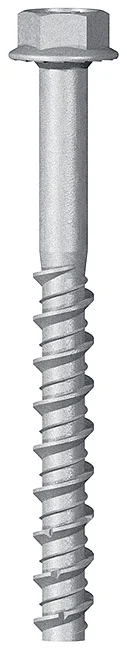 HXE41 - Patented hexagonal flanged washer head with serration concrete screw, special coating “Steel Saver® 1000h - ZL”, ETA-CE Certified