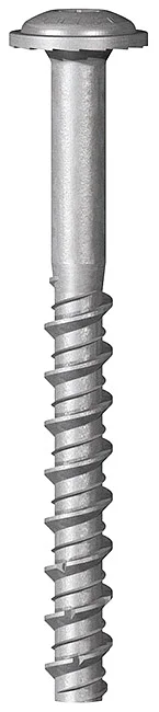 HXE06 - Patented pan head with serration concrete screw, 6-Lobe recess, zinc plated, ETA-CE Certified