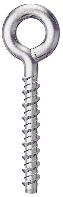 FX01 - Welded eyebolt concrete screw (Patented thread), carbon steel, hardened, zinc plated eye Øi 23 mm
