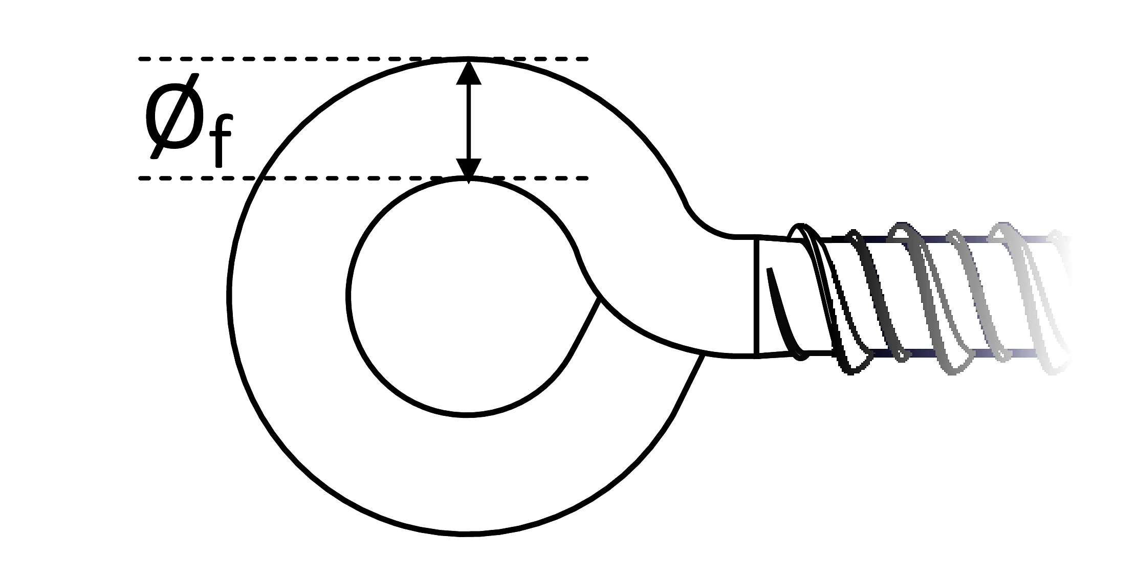 ZM03 - Special “impact” socket with "U" grooves, female square drive 1/2", for eyebolts driving detaliu 3