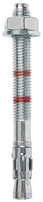 ZJE01 - Wedge anchor in carbon steel, with nut and washer, zinc plated, ETA-CE Opt.7 certified