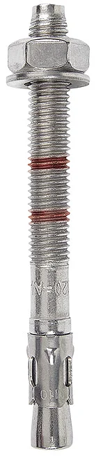 ZJE71 - A4 (AISI 316) stainless steel wedge anchor, with nut and washer, ETA-CE Opt.7 certified