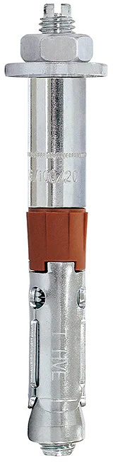 AW01 - Sleeve anchor with flanged nut with serration, zinc plated detaliu 5